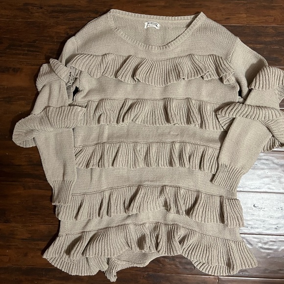 One Teaspoon Ruffle Sweater Dress - Picture 3 of 4